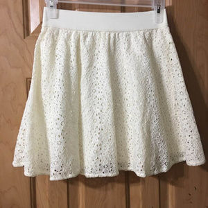 Arizona White Eyelet Lace Skirt